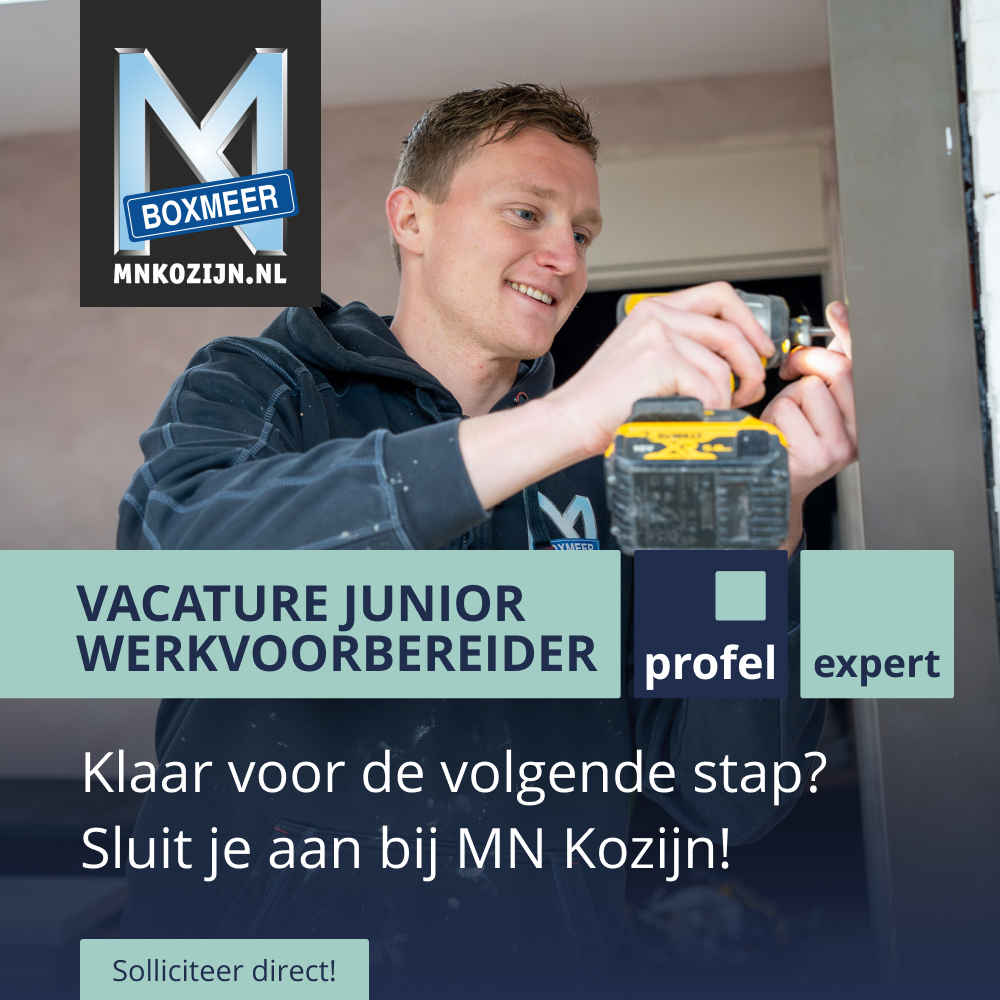 Campagnedesign vacature Junior Werkvoorbereider