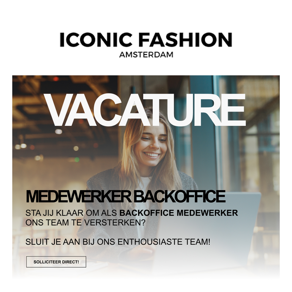 Campagnedesign vacature Medewerker Backoffice